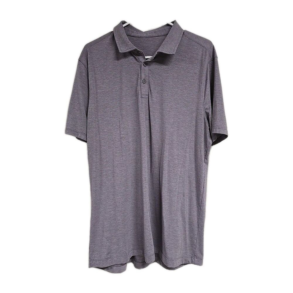 Lululemon Evolution Polo Shirt Golf Dusky Lavender SOFT Lightweight Men’s Size L